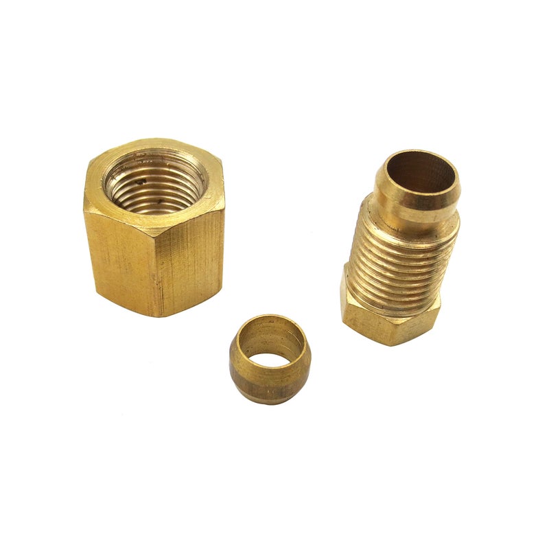 Meter Star 0.24"(6mm) Aluminum Tubing with compression olive Fittings M10x1 female and Male Length 1 meter/39 inch gas water heater parts - Image 4